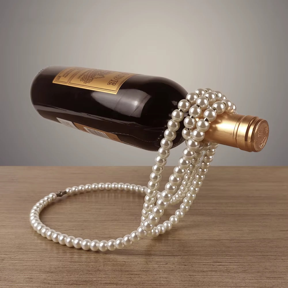 Magic Pearl Necklace Suspension Wine Rack