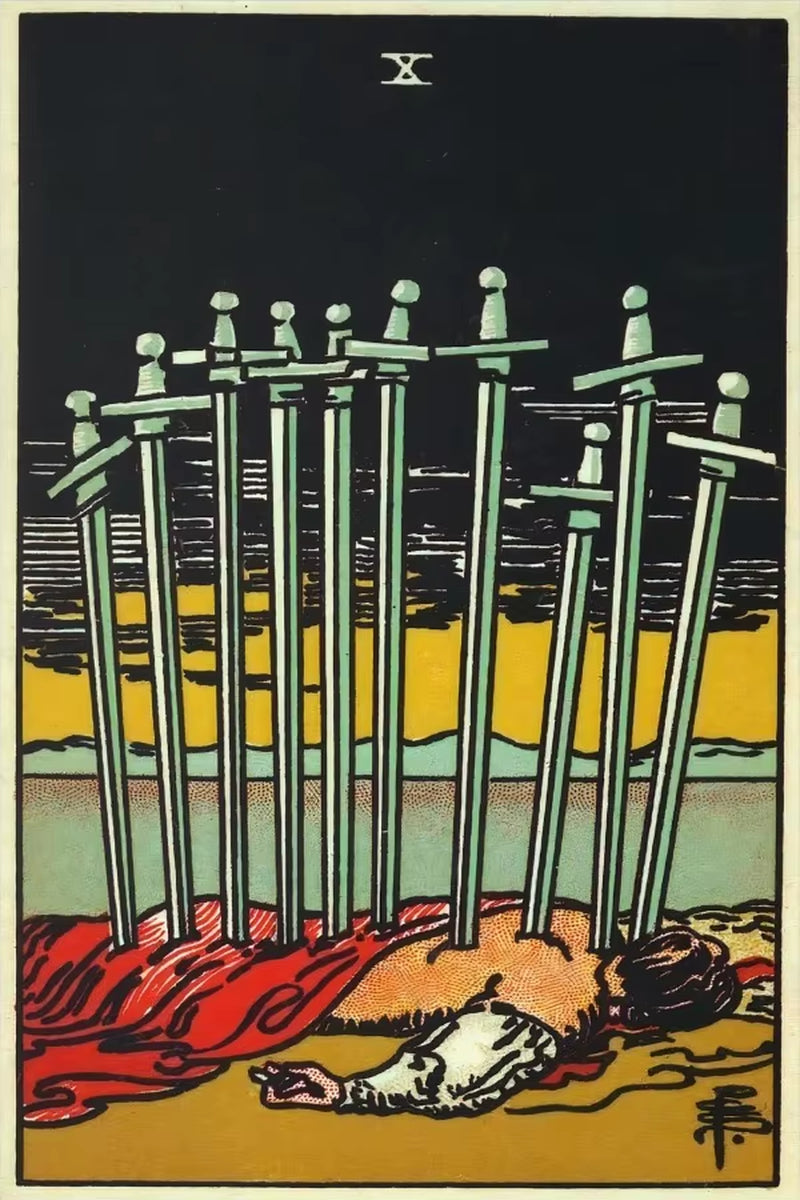 The Sun Card Vintage Tarot Wall Art