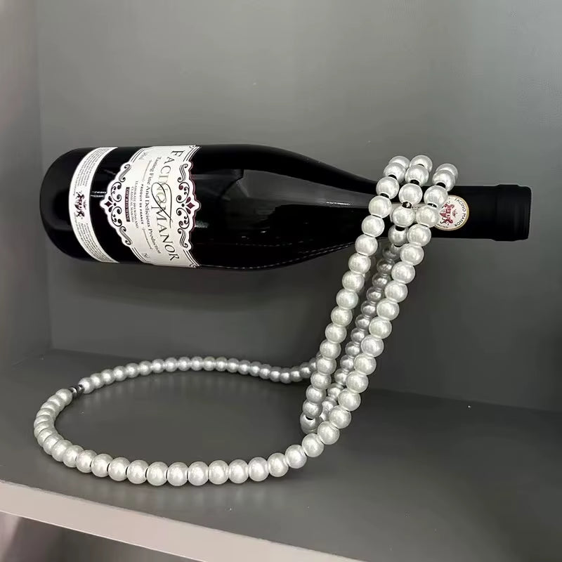 Magic Pearl Necklace Suspension Wine Rack