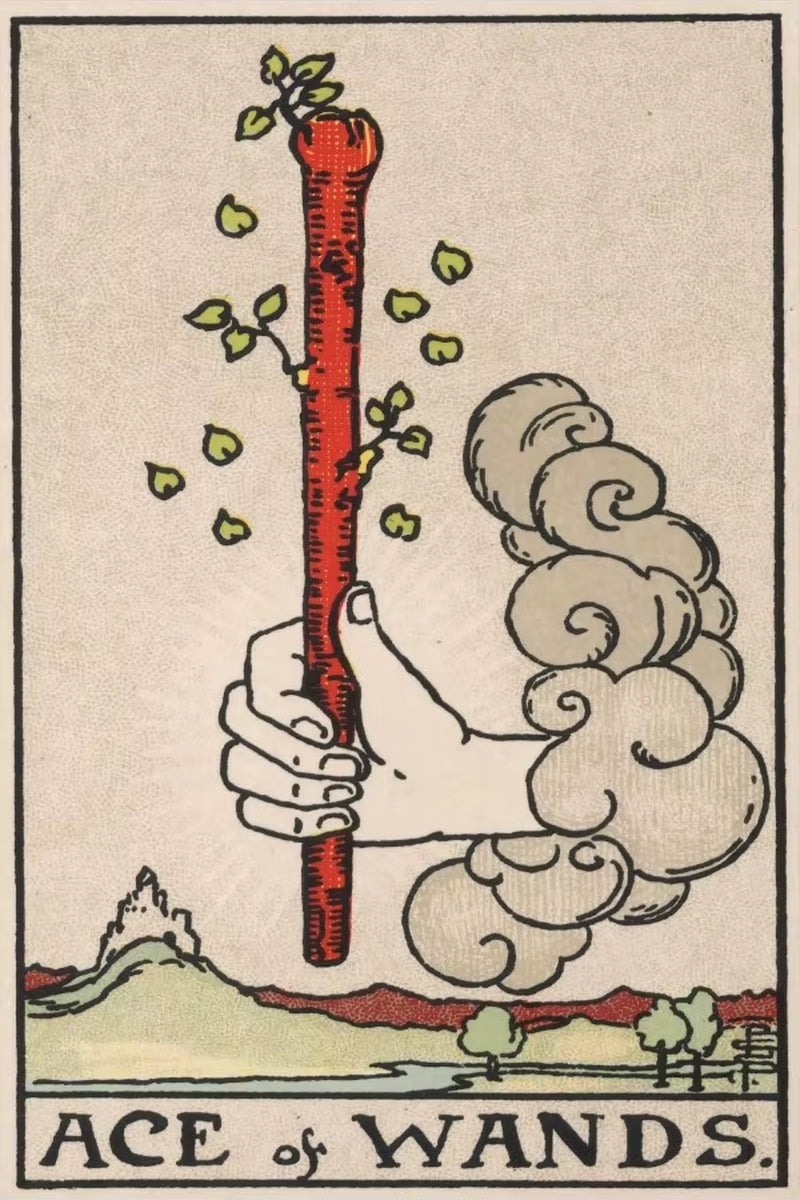 The Sun Card Vintage Tarot Wall Art