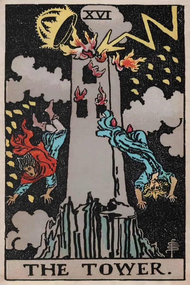 The Sun Card Vintage Tarot Wall Art