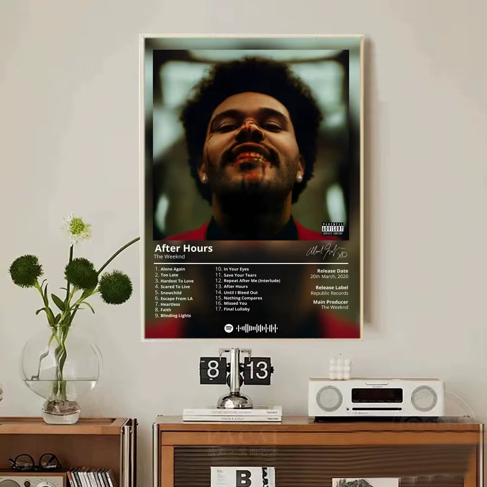 The Weeknd Album Art Print
