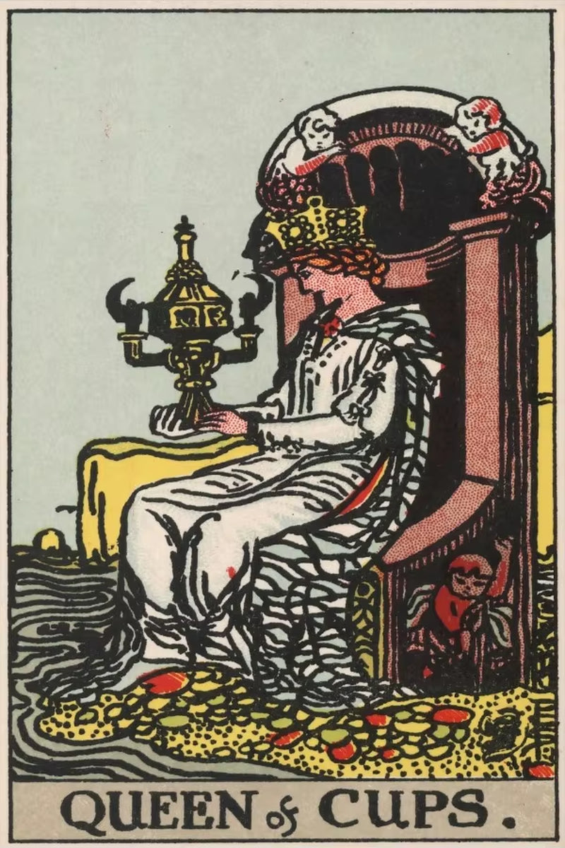 The Sun Card Vintage Tarot Wall Art