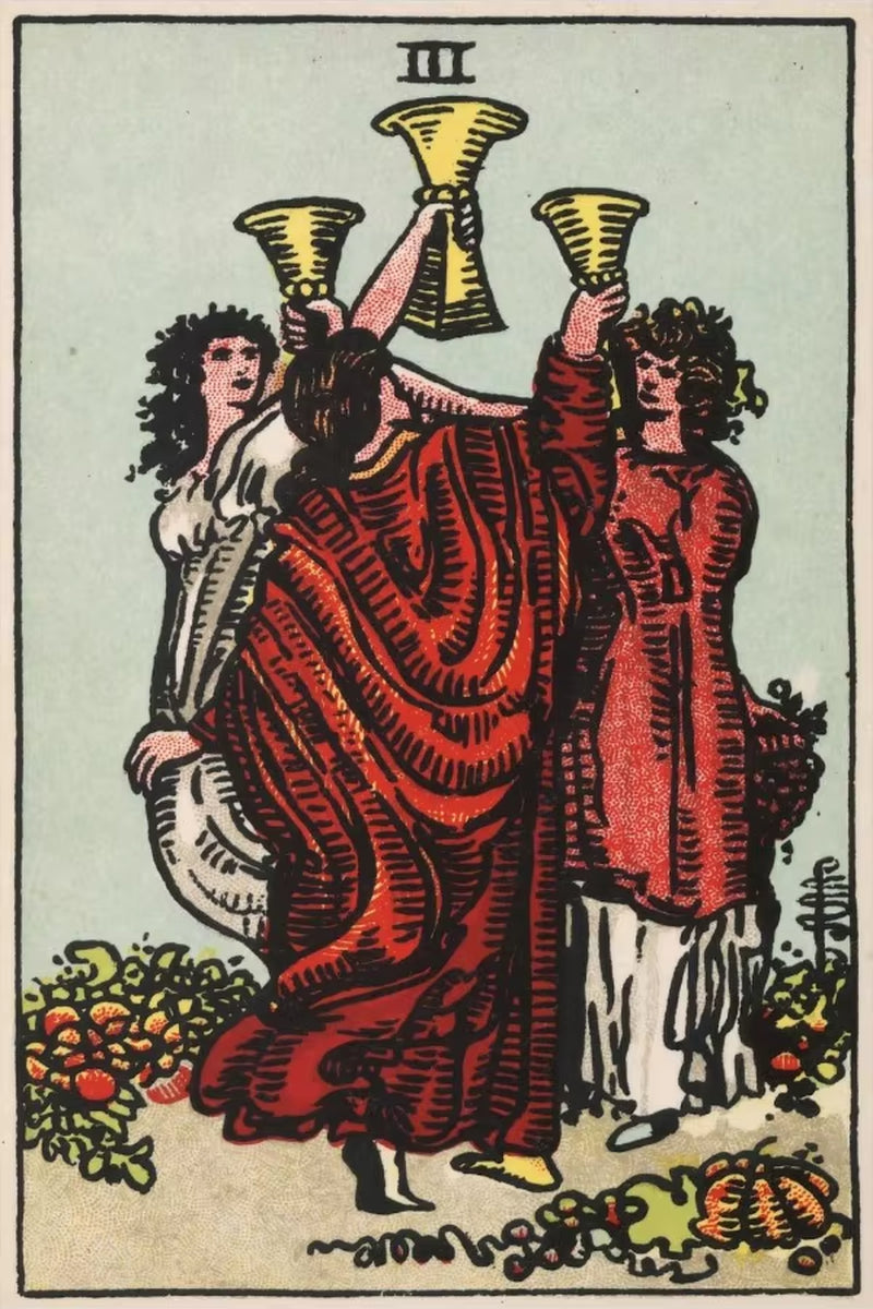 The Sun Card Vintage Tarot Wall Art