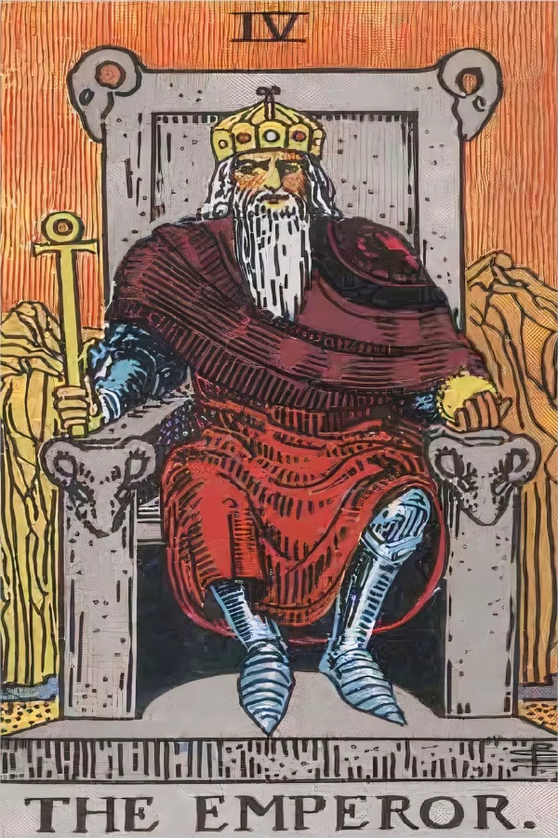 The Sun Card Vintage Tarot Wall Art