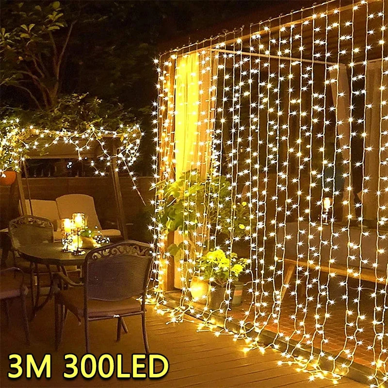 LED Vibe Curtain String Lights (USB Powered)