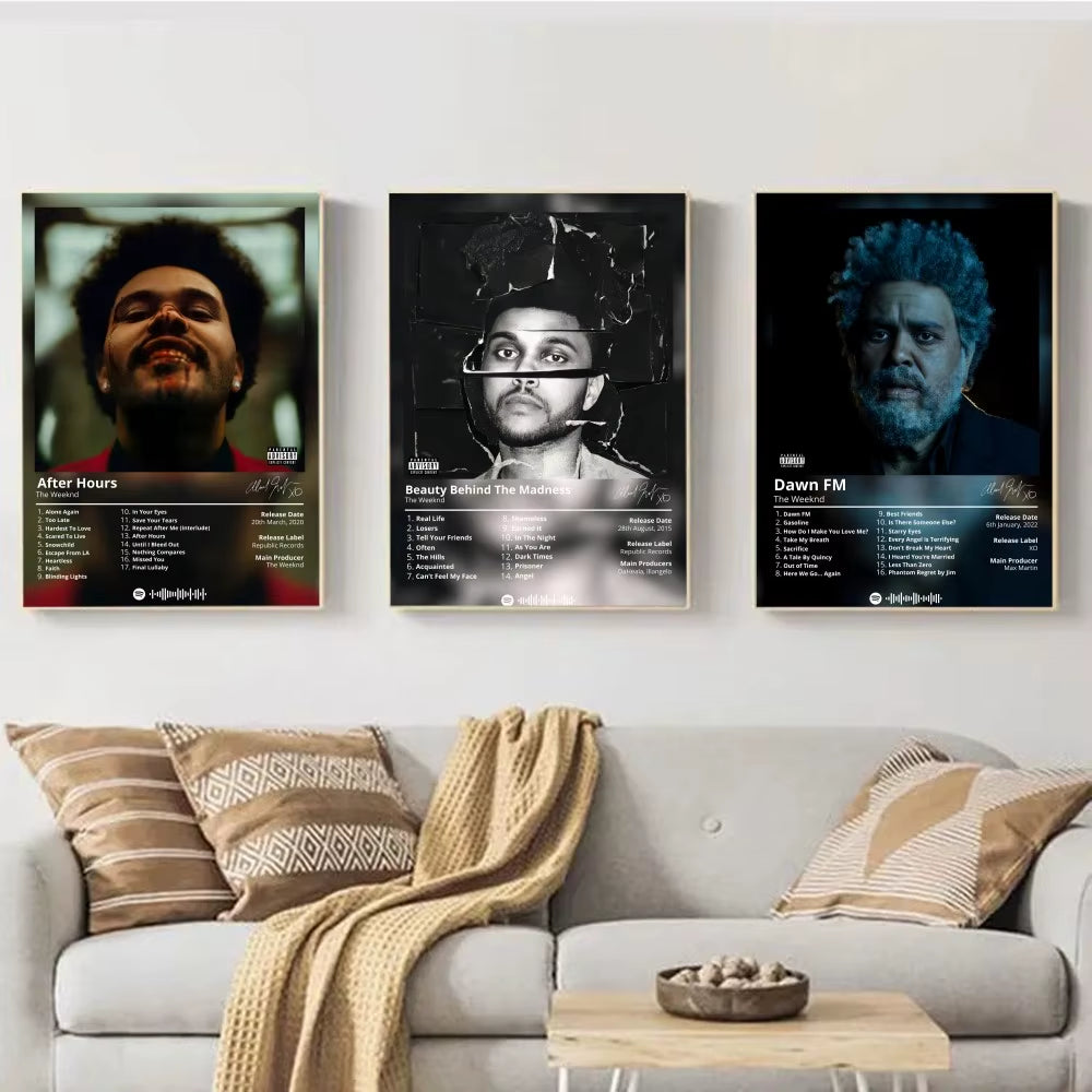 The Weeknd Album Art Print