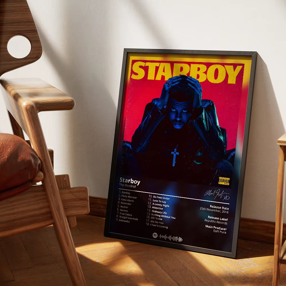 The Weeknd Album Art Print