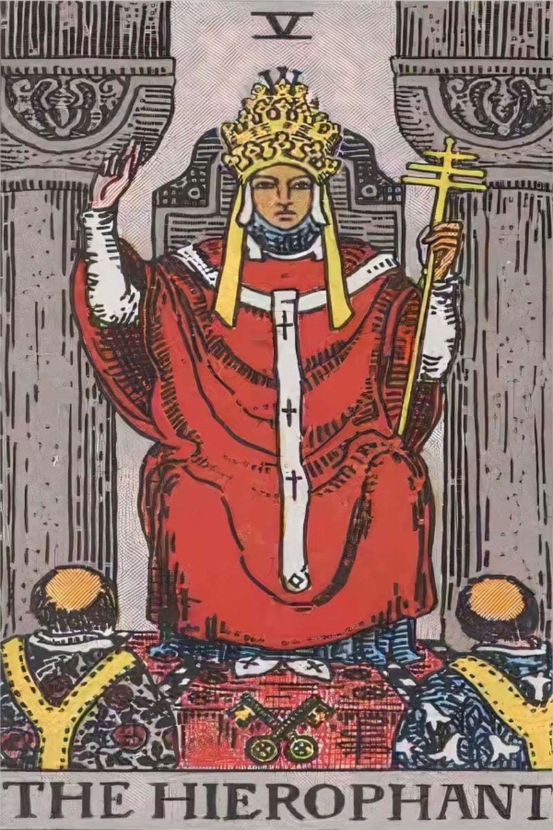 The Sun Card Vintage Tarot Wall Art