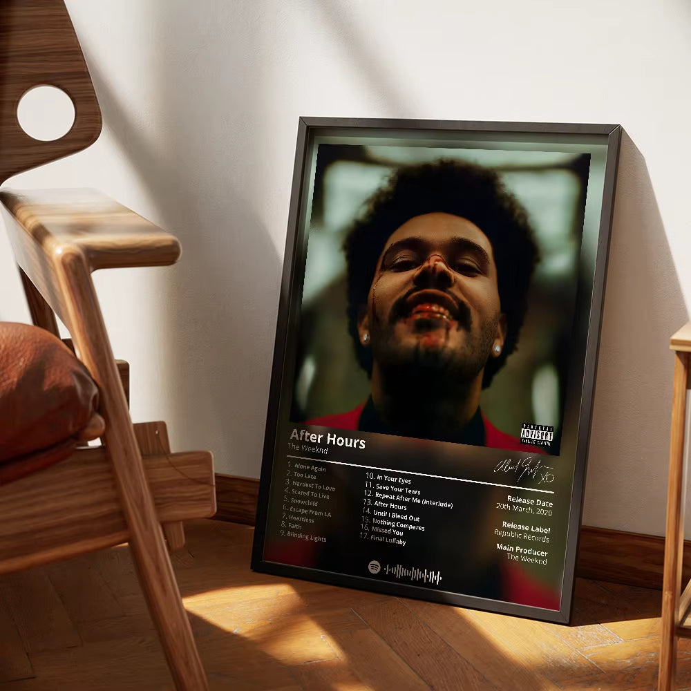 The Weeknd Album Art Print