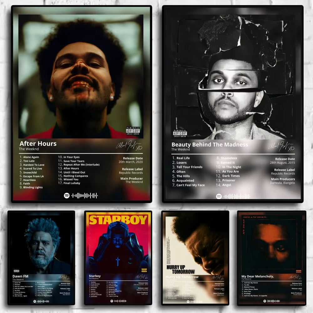 The Weeknd Album Art Print
