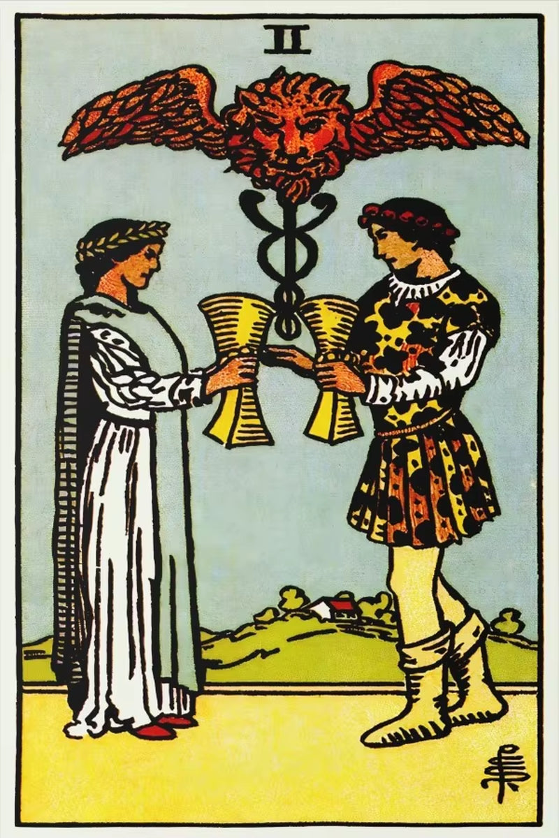 The Sun Card Vintage Tarot Wall Art