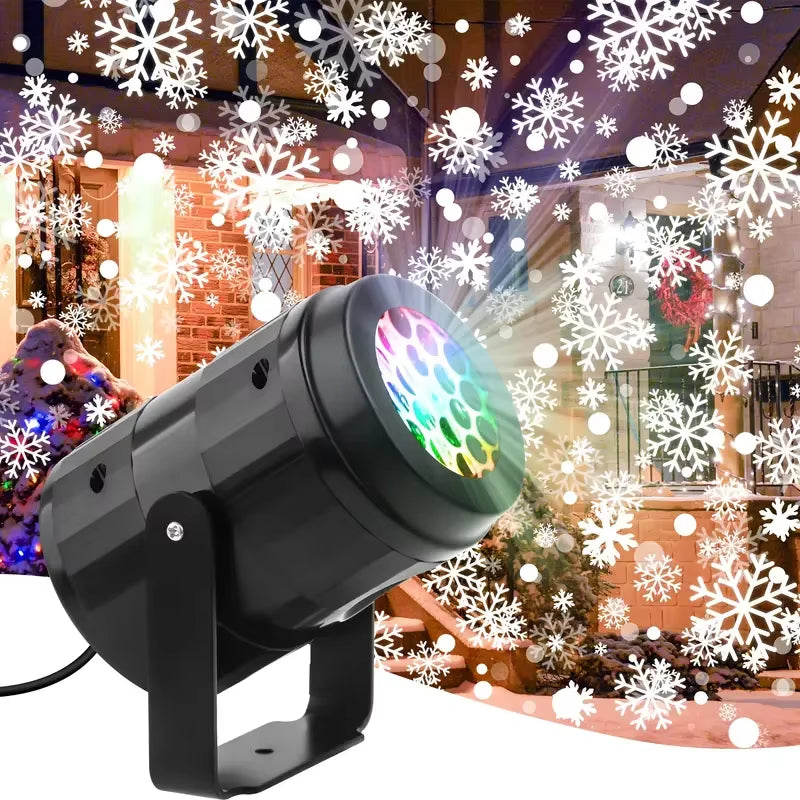 USB Snowflake Projector Ambient Light