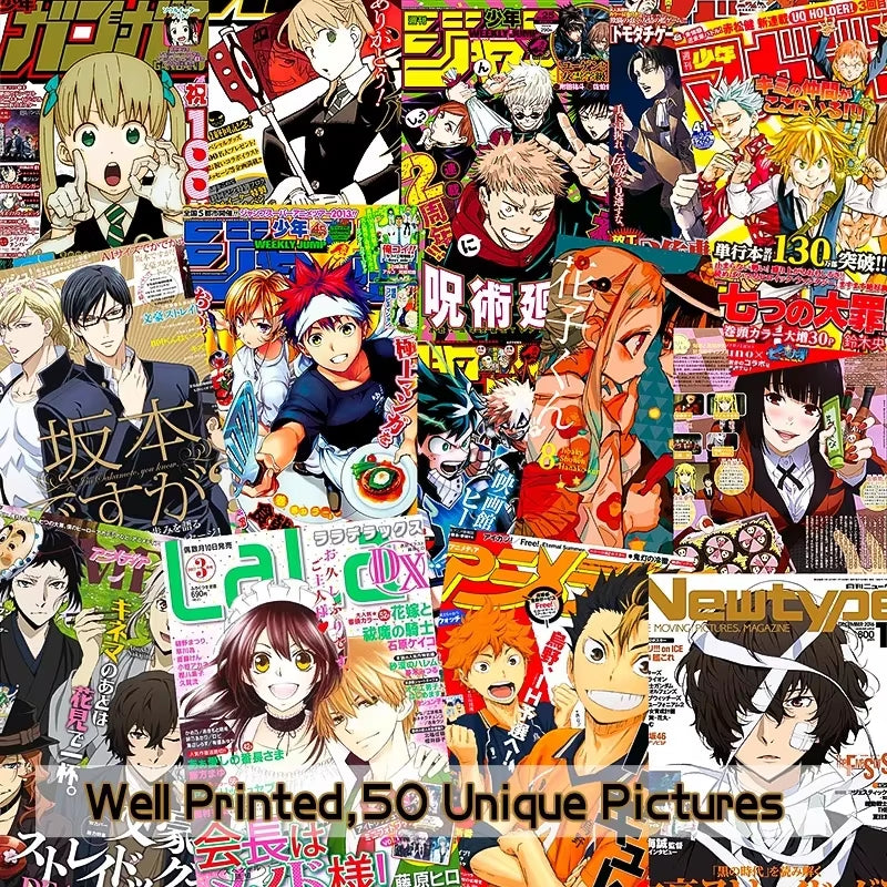 Anime Panel Drop: 50PC Wall Kit