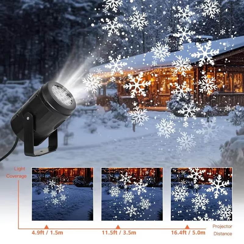 USB Snowflake Projector Ambient Light